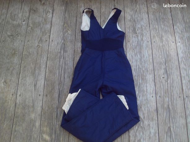 Salopette De Ski Vintage Années 80 - Homme - Bleue - Taille 30/32 - Impidimpi