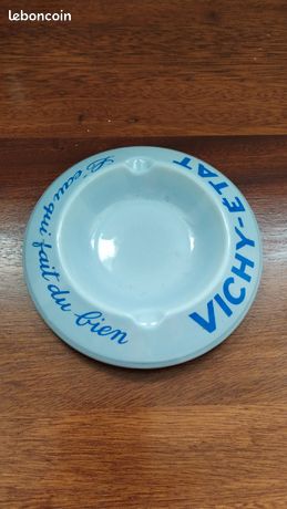 Cendrier Publicitaire Vichy Vintage Rare De France
