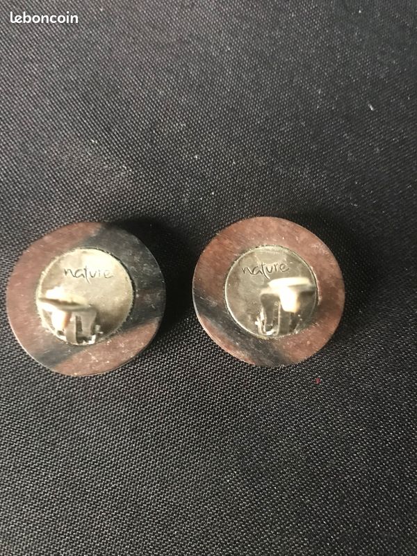 Boucles d’oreilles pince Nature (image 2)