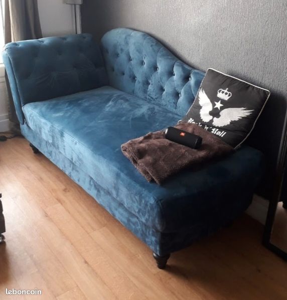 Méridienne bleu canard (image 2)