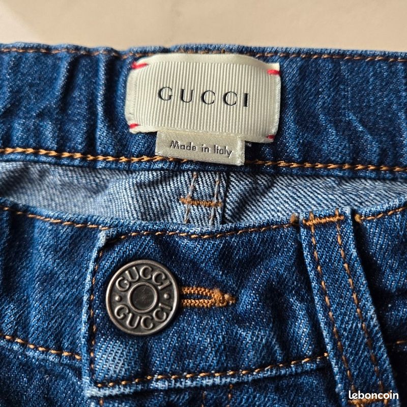 Pantalon jeans GUCCI 8 ans (image 5)