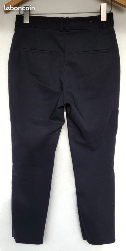 Pantalon Tailleur Noir H&M - Taille 40, Coupe élégante, 4 Poches - Occasion Très Bon état
