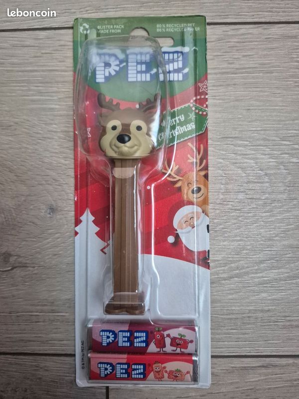 PEZ Mary chrismans joyeux noël renne /MD77 (image 1)