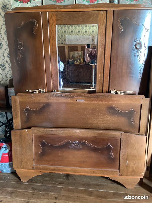Armoire + lit (image 1)