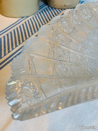 Grand plat lourd en verre taille haute qualité (image 8)