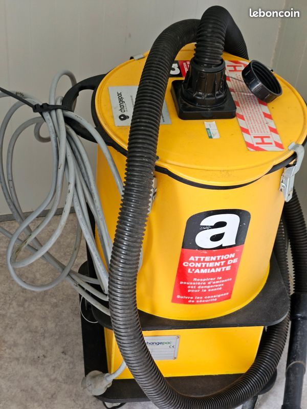 Aspirateur Amiante VH15 Changepac + filtre THE Changepac sans changement de Sac, 15L, 1200W (image 9)