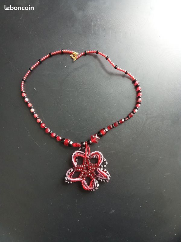 Collier En Cristal Vintage - Pendentif Émeraude Émeraude, Bijoux