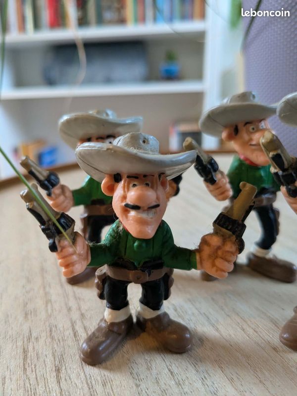 Figurines Plastoy Lucky Luke - Série Complète Les Dalton, PVC, 1997, Neuves, Sous Blister