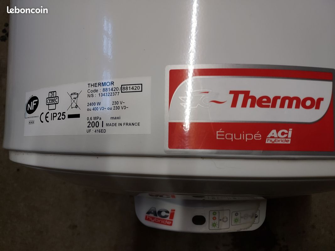 Chauffe eau thermor 200l (image 2)
