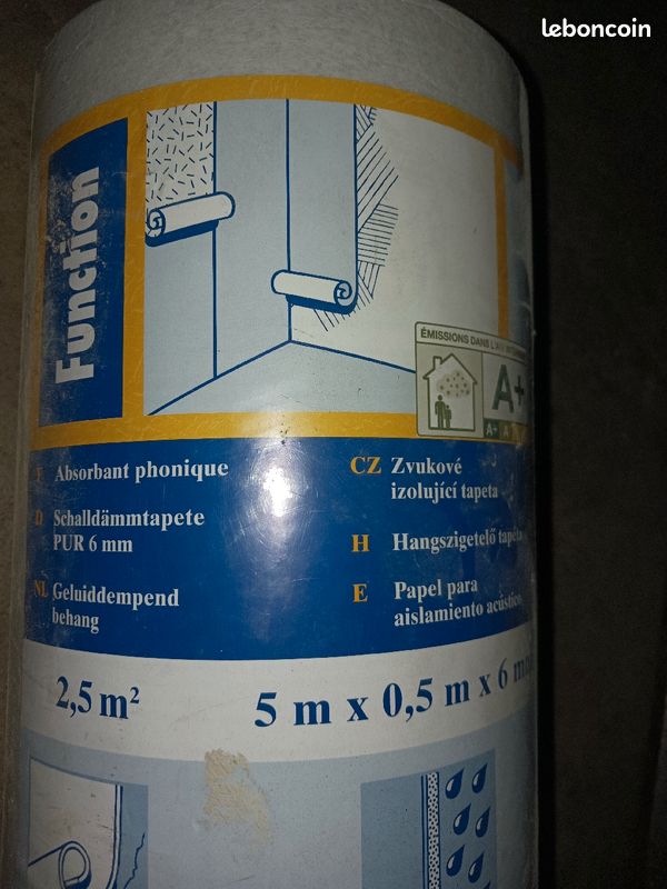 Rouleau absorbant phonique 5m (image 2)