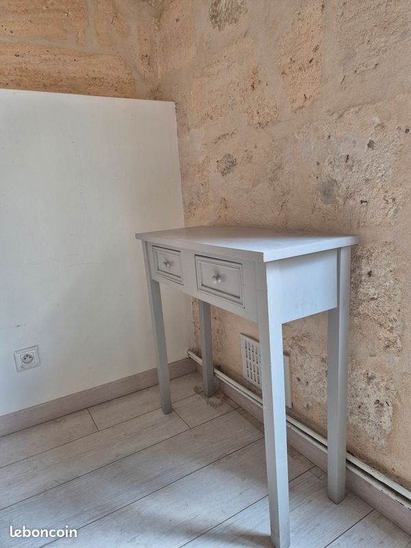 Console grise à tiroirs (image 2)