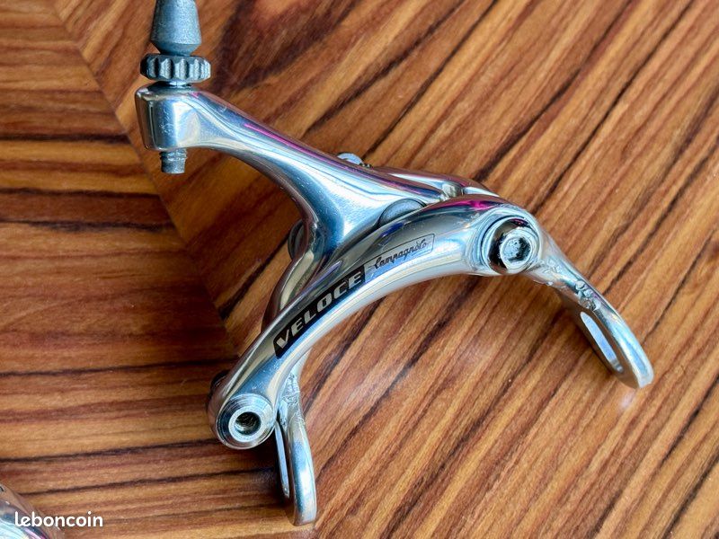 CYSKY Frein de Vélo, étriers de Frein de Type C pour vélo, Tirette Avant et Arrière en Alliage d'aluminium, Pince à Bras Long pour vélo de Route, vélo Pliant (Argent