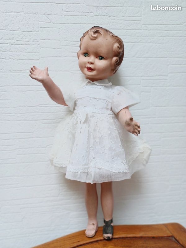 Ancienne poupée Gégé, jolie tenue,af1604 - Jeux & Jouets