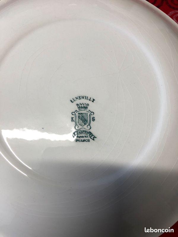Lot de 10 belles assiettes luneville (image 3)