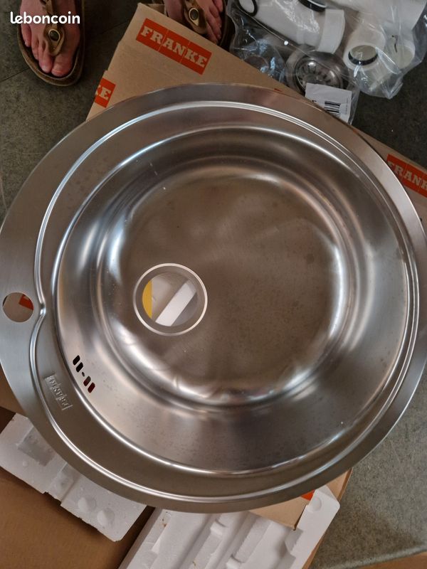 Evier Neuf bac rond inox franke (image 1)