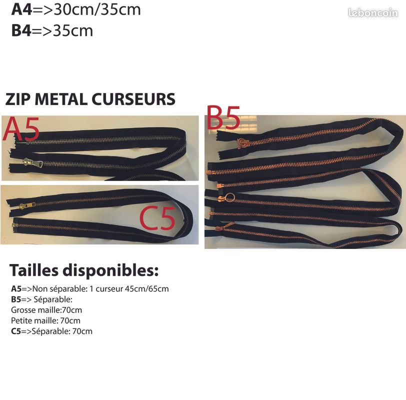 Destockage ZIP/fermeture à glissière (image 8)