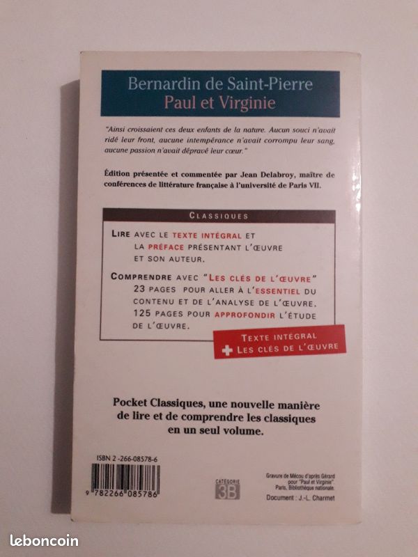 Livre - BERNARDIN DE SAINT-PIERRE - Paul et Virginie (image 2)