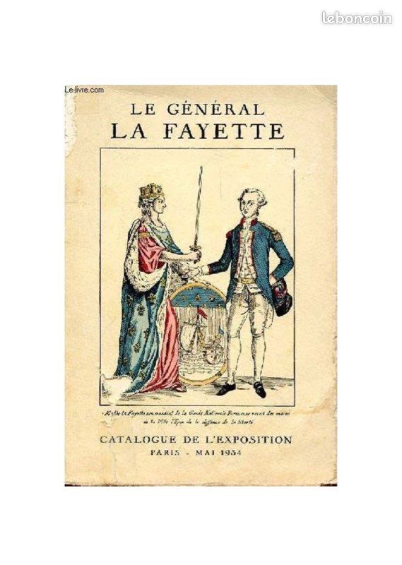 Le général la Fayette - Catalogue de l’exposition de 1934 (image 1)