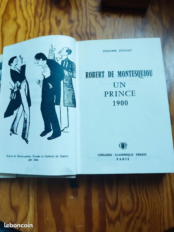 Lot livres: de Montesquiou un prince 1900 par Jullian. Montesquiou mécène et dandy par chaleyssin (image 4)
