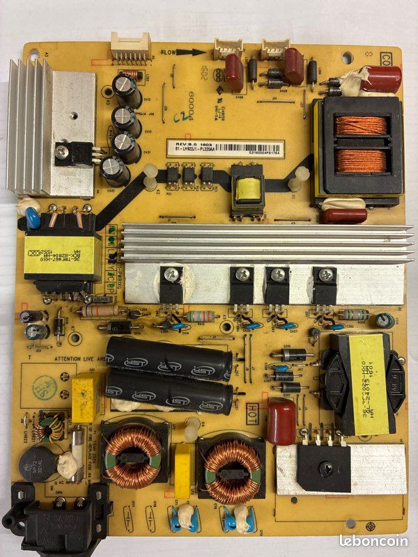 Carte alimentation TV THOMSON 65UB6406 65UB6416 SHLD6505HB-101H TCL L65E5800A 81-P carte mère 40-NT67HS-MAD4HG TCL L65E5800A | Rakuten