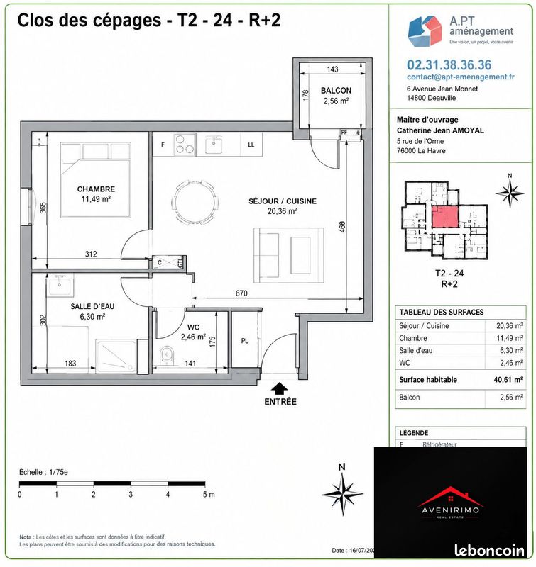 Appartement 2 pièces 41 m² · à Saint-Nazaire · 41 m² · 159 900 €