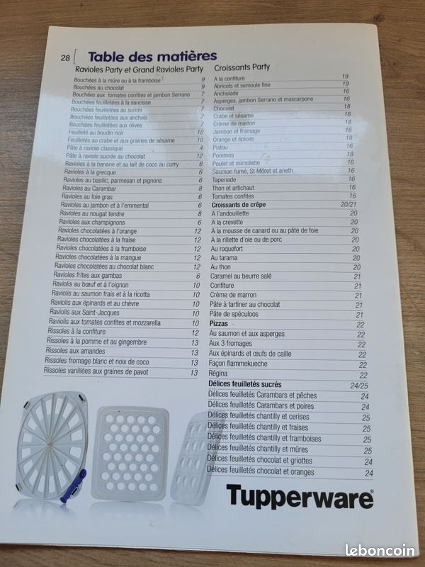 Livre tupperware ravioles et croissant party (image 2)