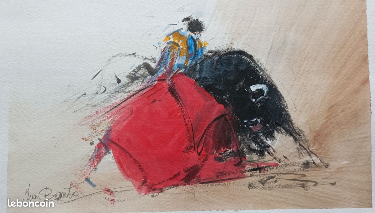 Peinture sur papier de Juan Benito (image 2)