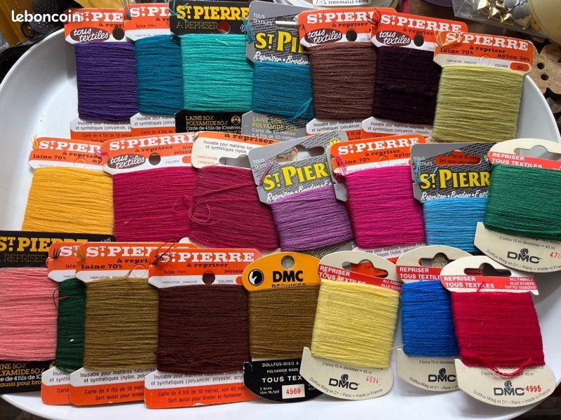 Lot de fils à broder DMC n°4 - Loisirs créatifs