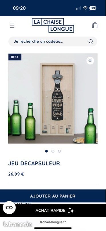 Cadre Décapsuleur Mural – Sauver L'Eau Et Boire De La Bière – Style Vintage Bois & Métal – Idée Cadeau Humoristique Écolo