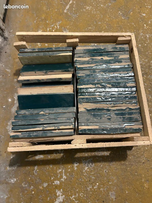 Zellige Bejmat marocain Bleu Pétrole (image 5)