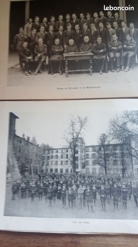 Lot Cyclisme Années 1930 - Casque Cuir, Cartes, écusson Club Clermont-Ferrand, Photos