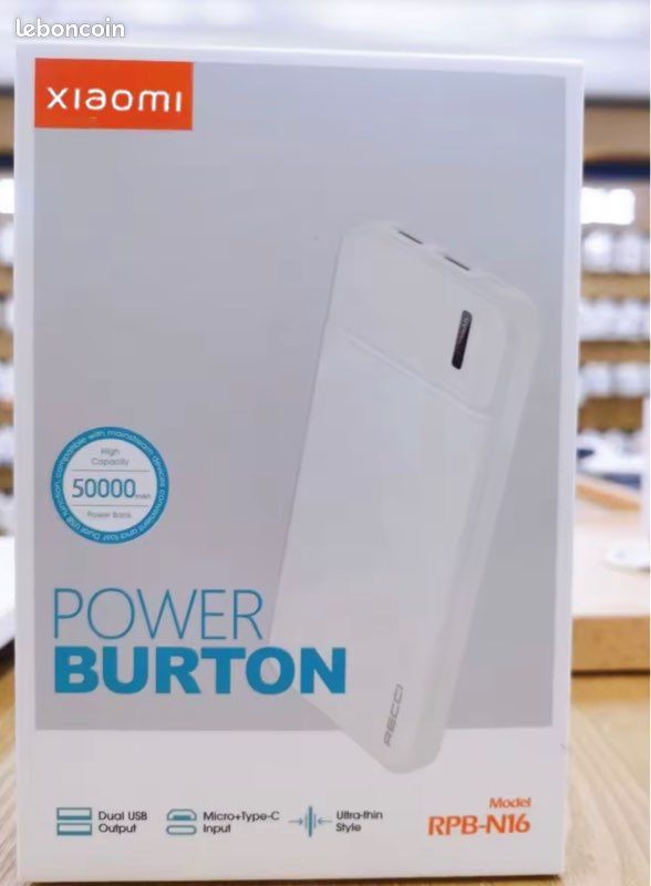 Batterie externe xiaomi 50000mah (image 1)