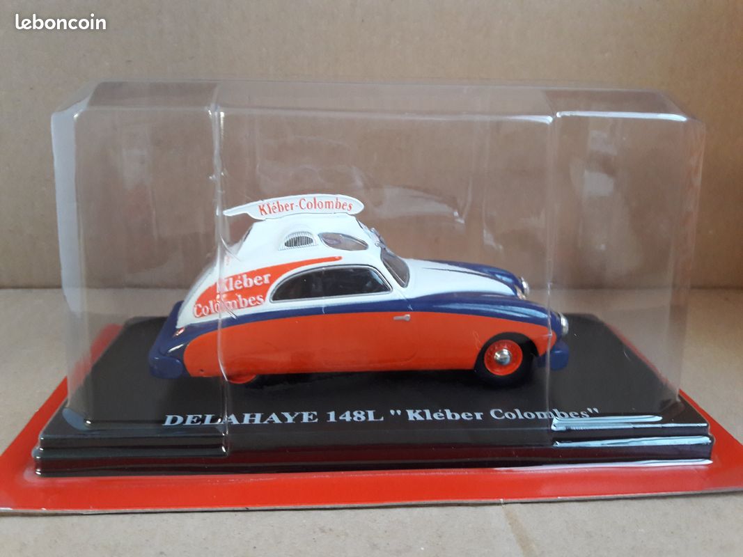 Modèle Réduit DELAHAYE 148L Publicitaire Kleber Colombes - Échelle 1/43, Zamac, Neuf