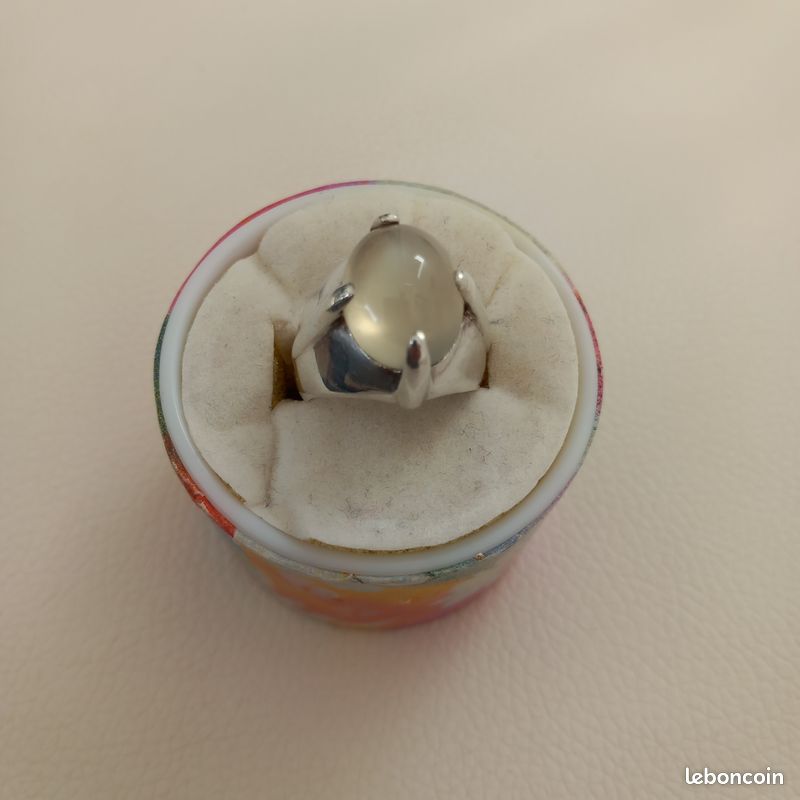 Superbe bague argent et pierre de lune (image 3)