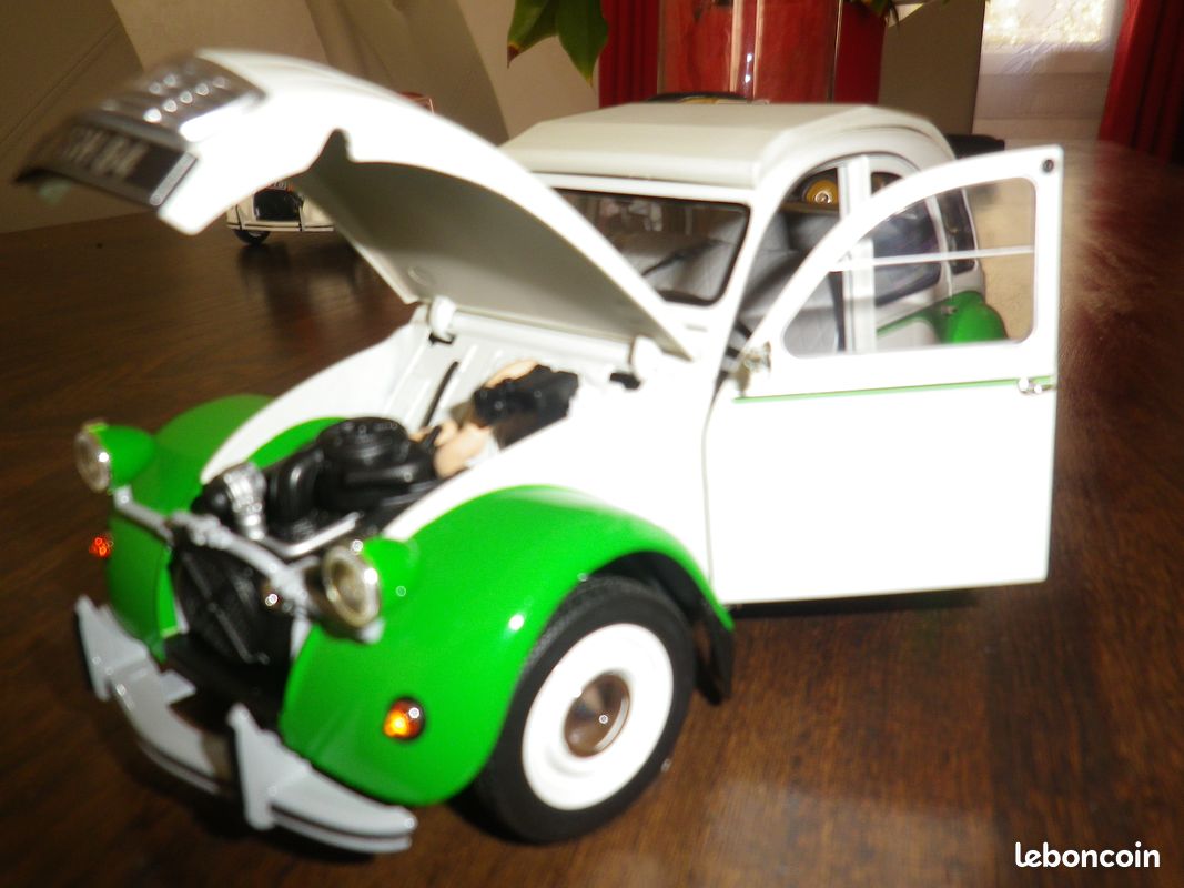 Citroën 2CV Dolly 1985 Blanc Meije&Gris Cormoran 1/18