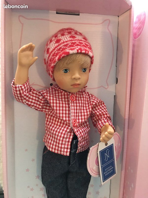 Poupée Sylvia Natterer Petitcollin 44cm - Neuve, Fabrication Française, Fille