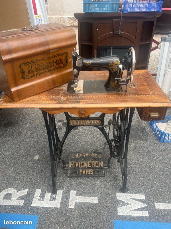 Dé à Coudre Ancien En Or Rempli Motif Vigne - Marque Wilson Brothers, Occasion
