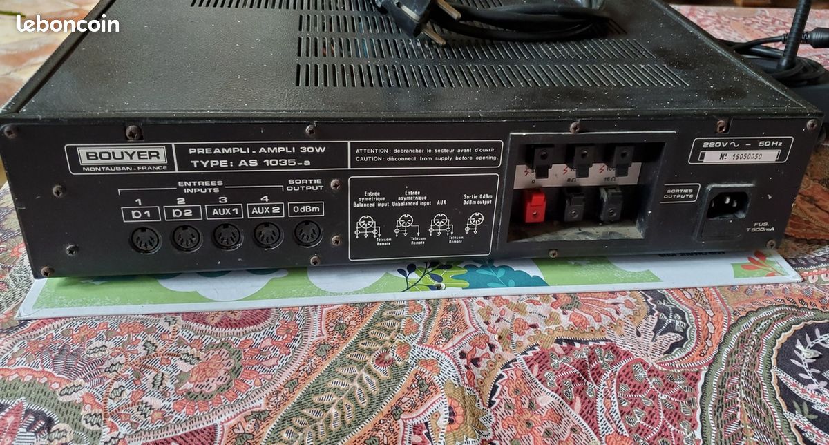 Ampli sono Bouyer avec micro (image 2)