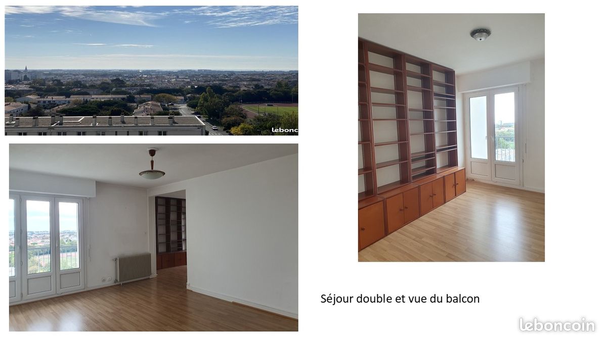 Appartement 5 pièces 97 m² · à La Rochelle · 97 m² · 1 332 €/mois