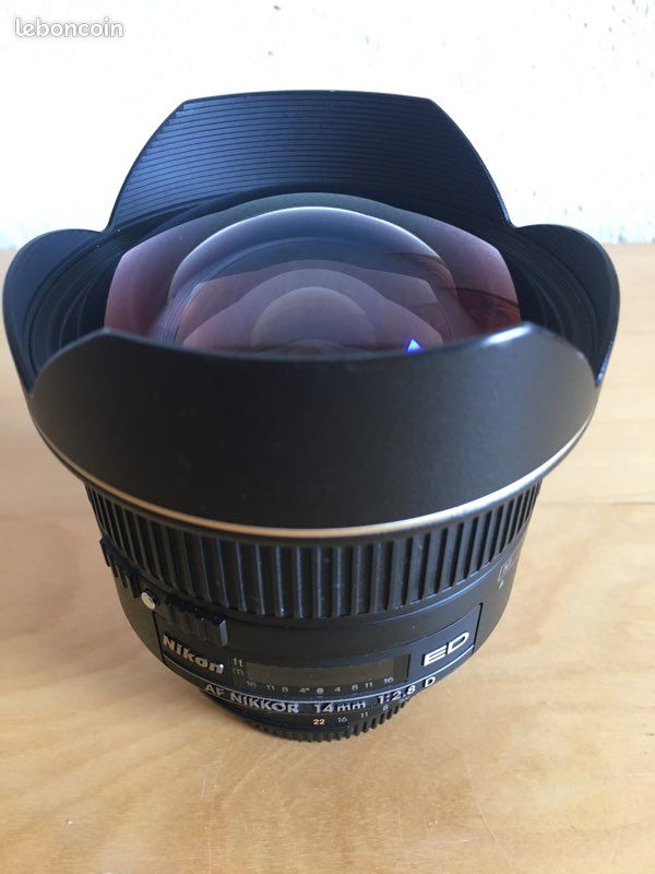 Objectif Nikon Nikkor 14 Mm F/2.8 - Très Grand Angle - Monture F - Occasion