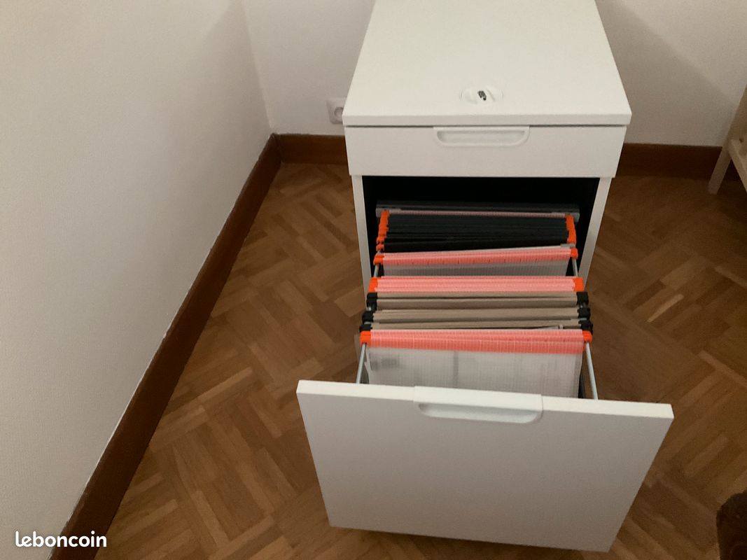 Caisson bureau Ikea Galant blanc (image 2)
