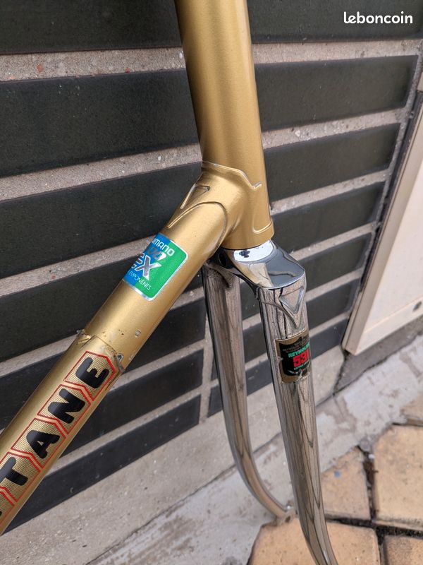 Fourche Vélo Course Ancienne Acier Reynolds 531 - Pattes Campagnolo - Rouge - Eroica