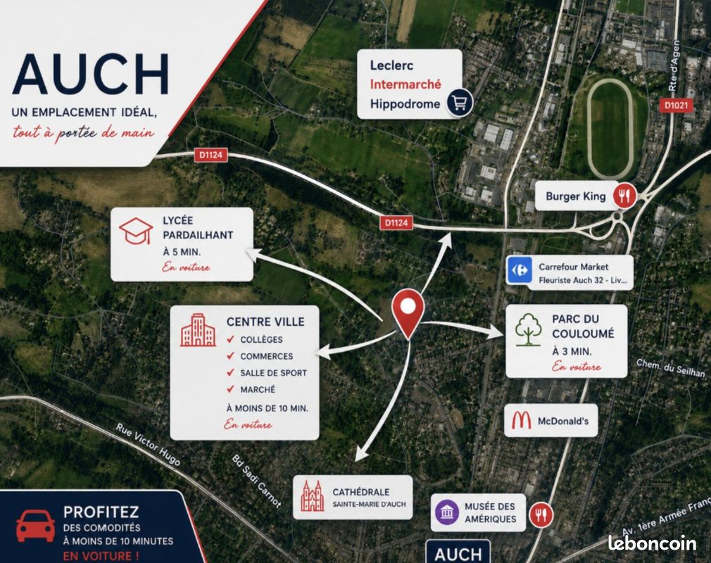 Terrain 516 m² · à Auch · 516 m² · 60 000 €