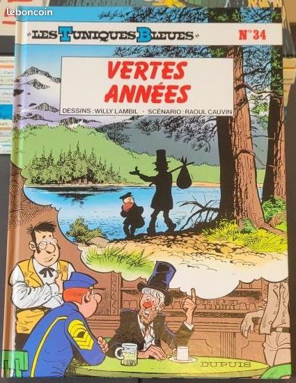 BD - Les tuniques Bleues 34. Vertes années - 1ère édition (image 1)