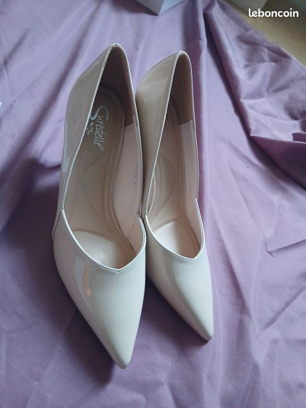 Escarpins beige tout pointure disponible (image 3)
