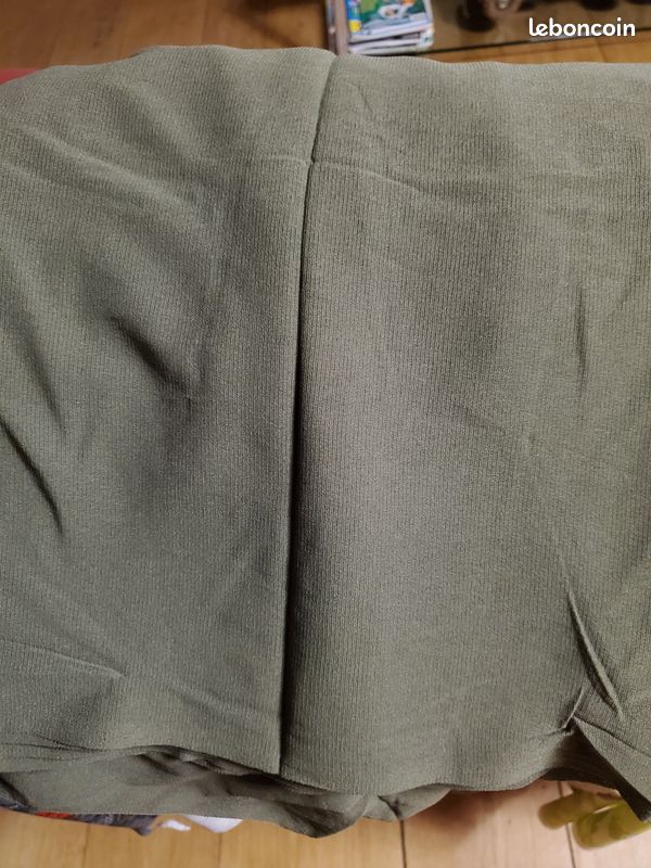 Coupon tissu kaki 120cmx260cm (image 1)