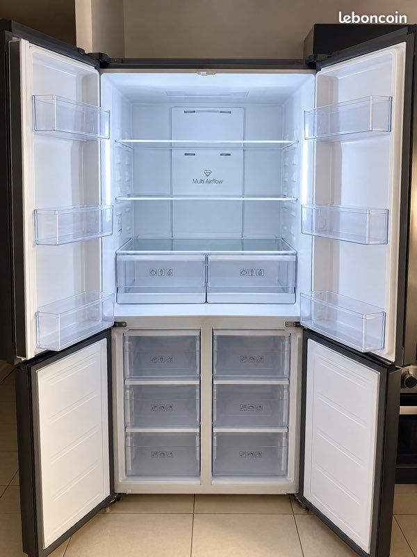 Réfrigérateur américain TCL combiné + congélateur - Électroménager