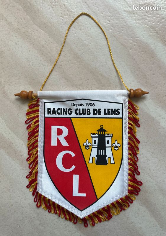 Fanion Vintage RC Lens – Wimpel Pennant – Souvenir Ancien Club Français