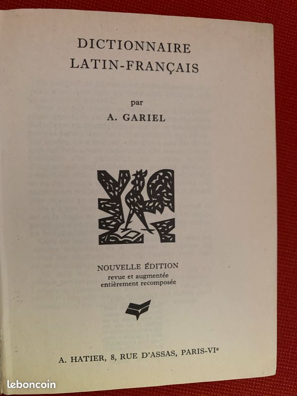 Dictionnaire Latin Francais (image 3)