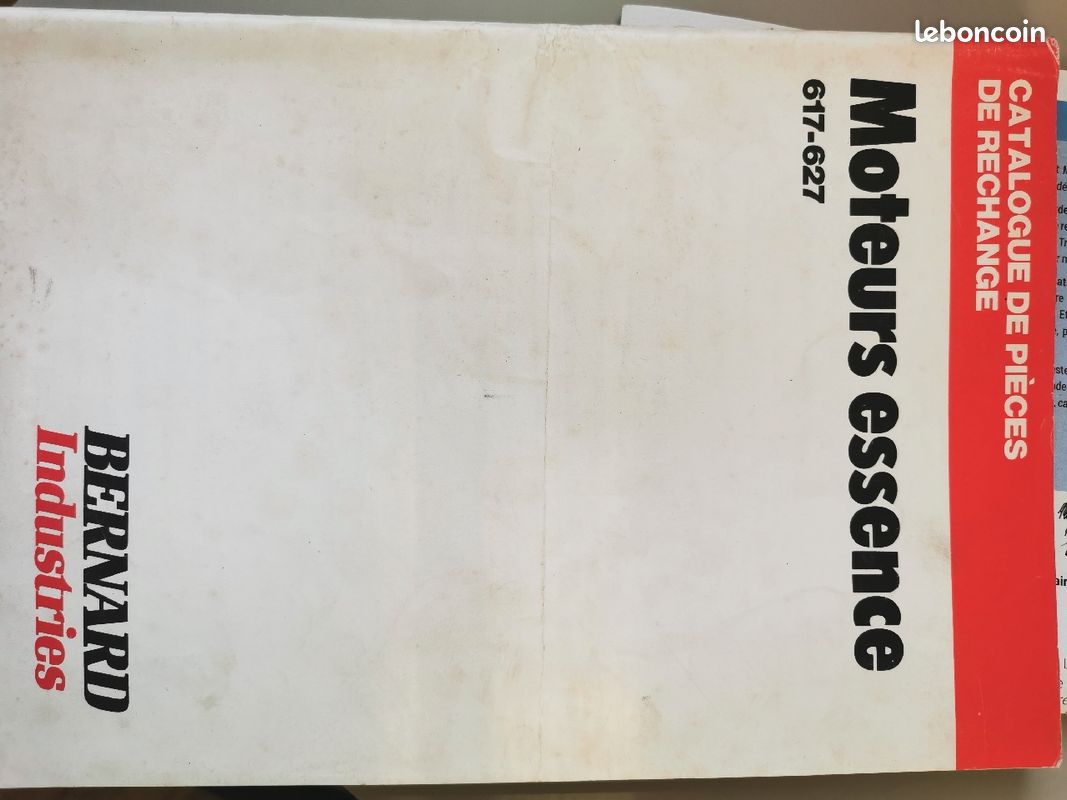 Catalogue pieces détachées moteur bernard (image 1)